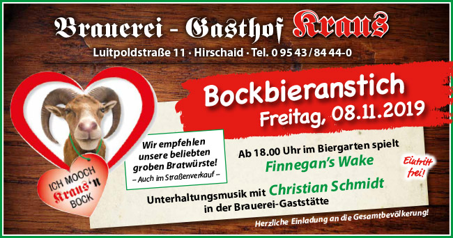 Brauerei Kraus - Bockbieranstich 2019